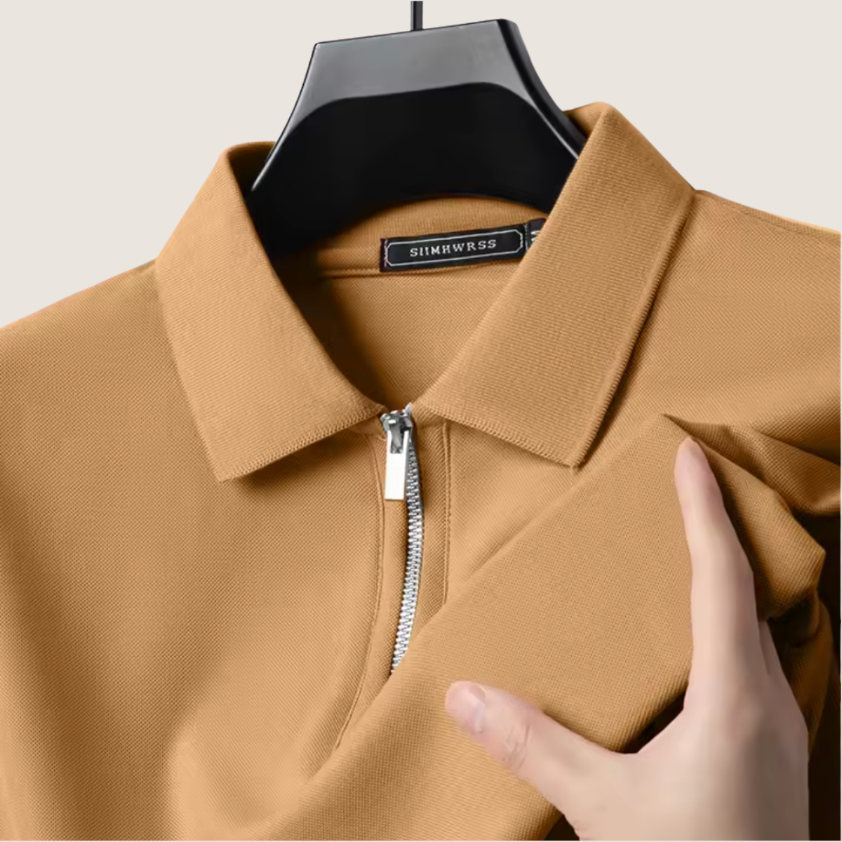 Monarch – Polo pour Homme avec Fermeture Éclair – Style Moderne & Confort Léger