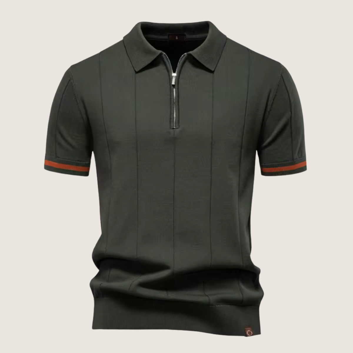 Monarch – Polo Slim Fit pour Homme avec Fermeture Éclair – Style Minimaliste et Confort pour Toutes les Occasions