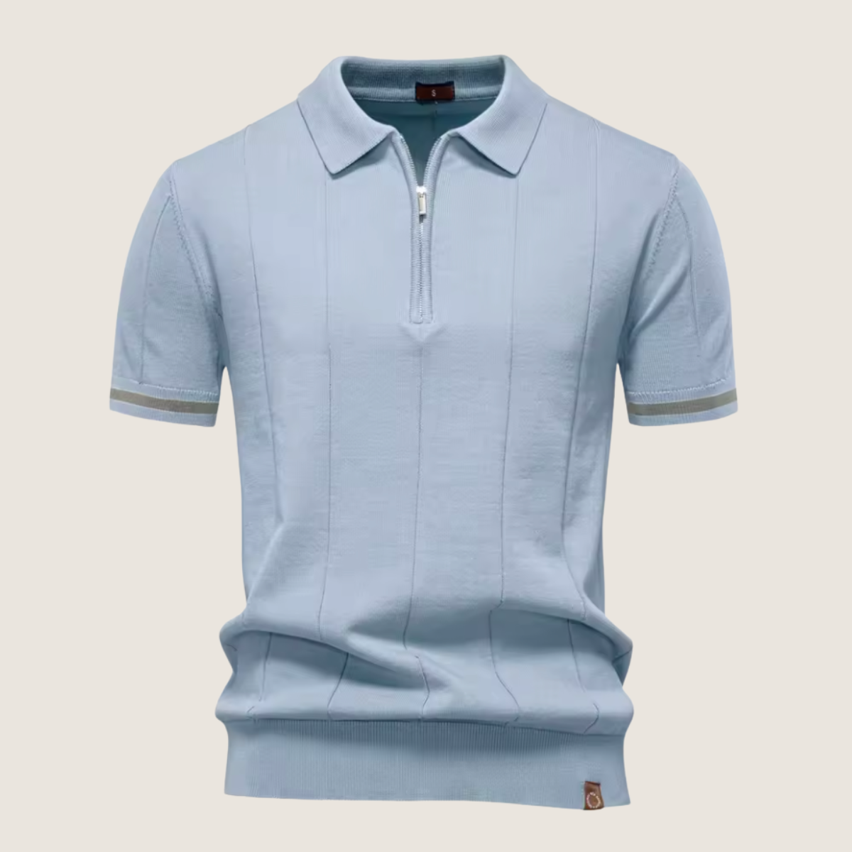 Monarch – Polo Slim Fit pour Homme avec Fermeture Éclair – Style Minimaliste et Confort pour Toutes les Occasions