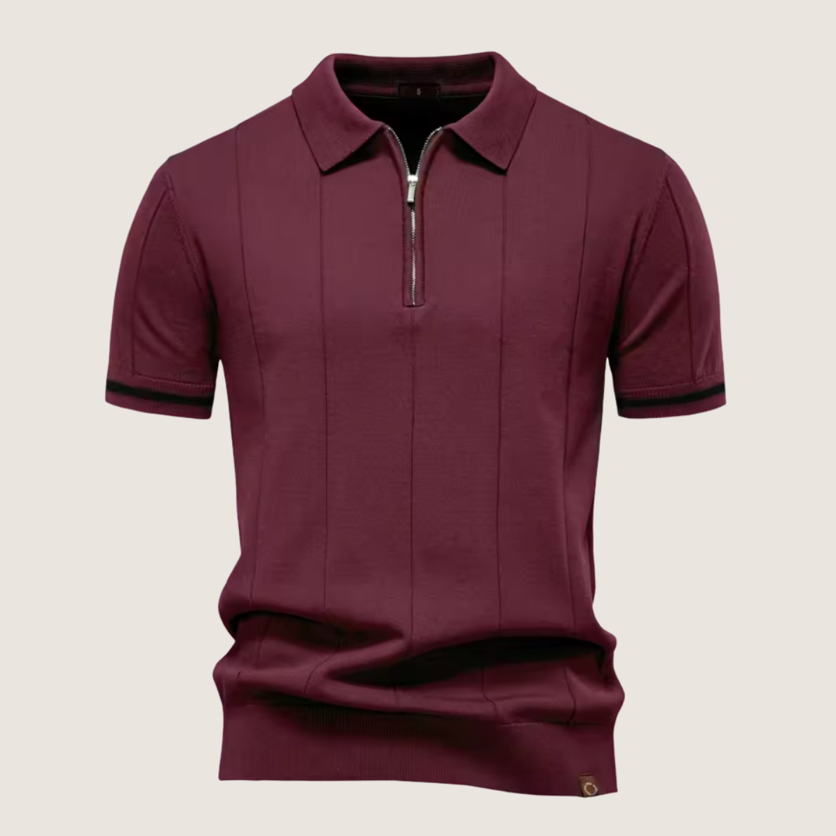 Monarch – Polo Slim Fit pour Homme avec Fermeture Éclair – Style Minimaliste et Confort pour Toutes les Occasions