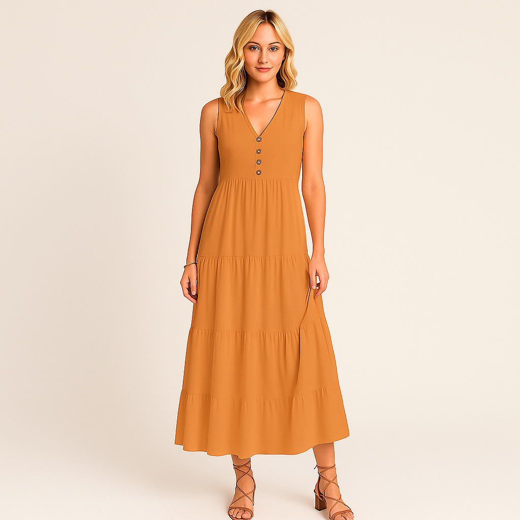 Monarch Robe Longue Maia – Élégance et Polyvalence