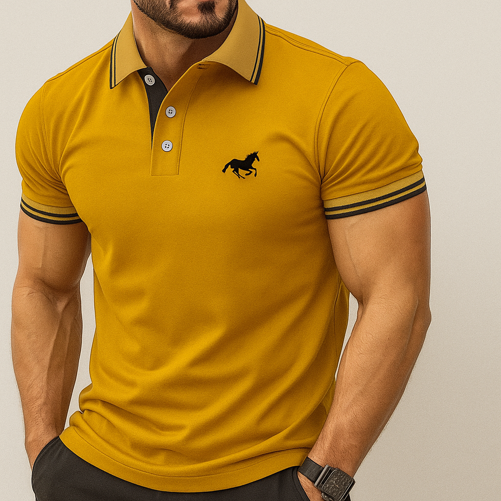 Monarch – Polo Homme avec Détails Contrastés