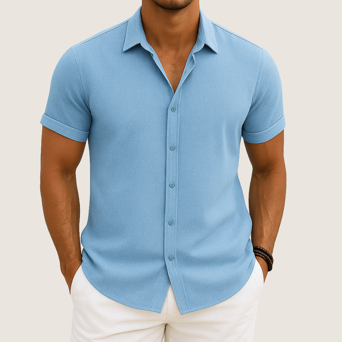 Monarch Chemise Lin & Coton – Coupe Ample et Confort Estival