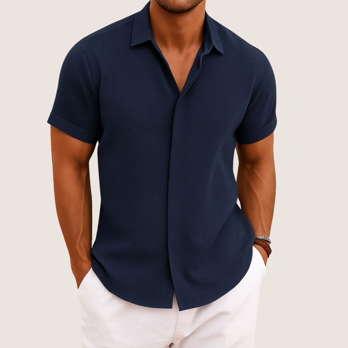 Monarch Chemise Lin & Coton – Coupe Ample et Confort Estival