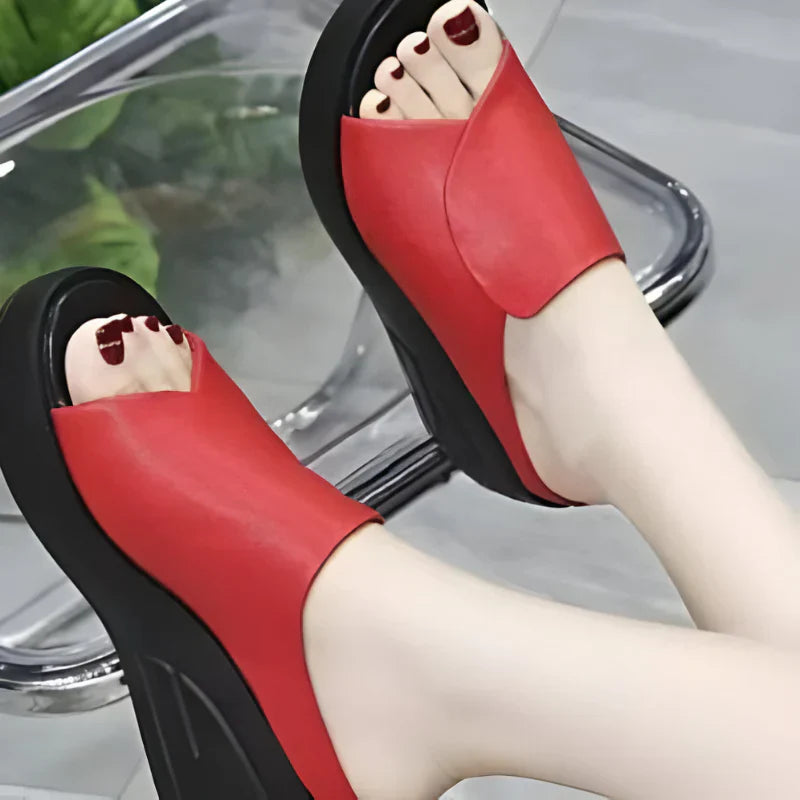 Monarch – Mule Féminine Confort Élégant NoirLift