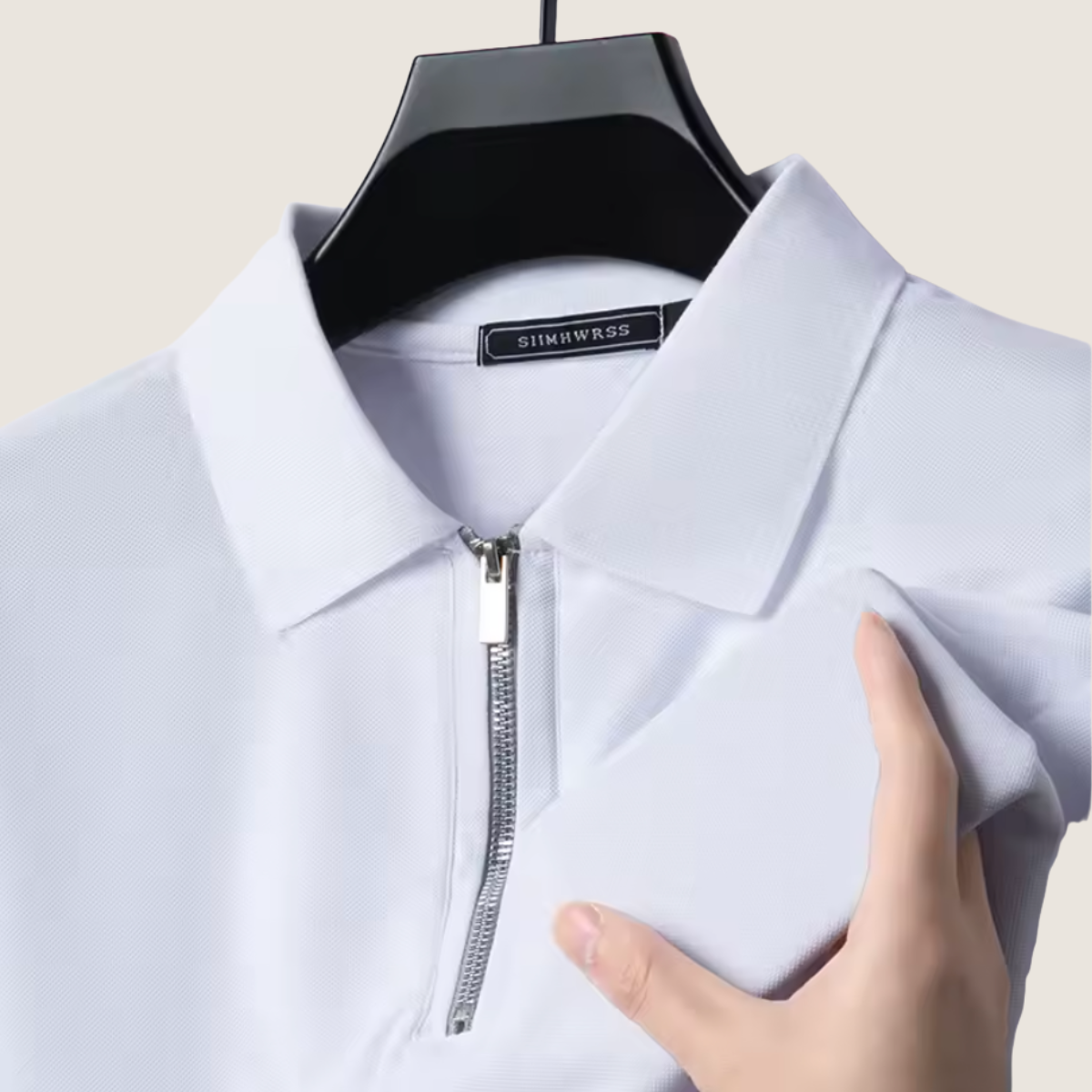 Monarch – Polo pour Homme avec Fermeture Éclair – Style Moderne & Confort Léger