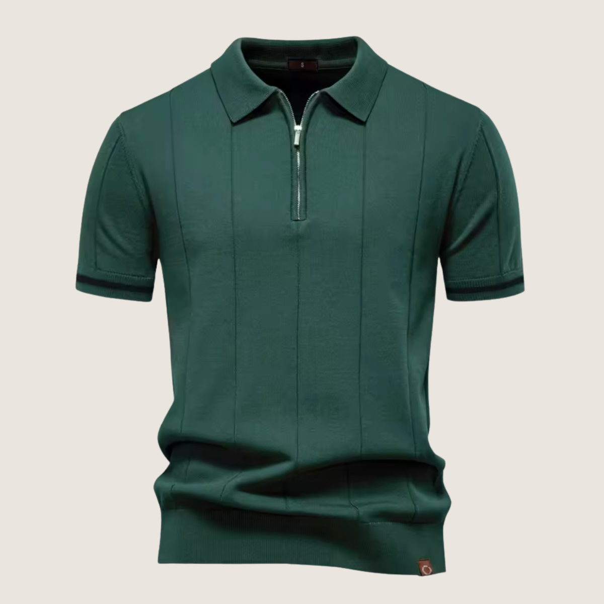 Monarch – Polo Slim Fit pour Homme avec Fermeture Éclair – Style Minimaliste et Confort pour Toutes les Occasions