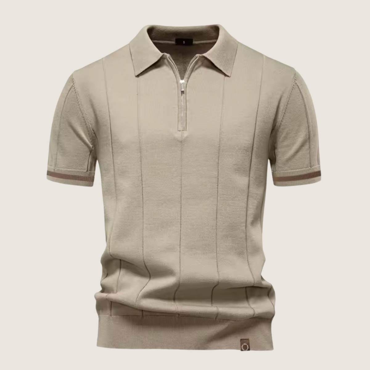 Monarch – Polo Slim Fit pour Homme avec Fermeture Éclair – Style Minimaliste et Confort pour Toutes les Occasions