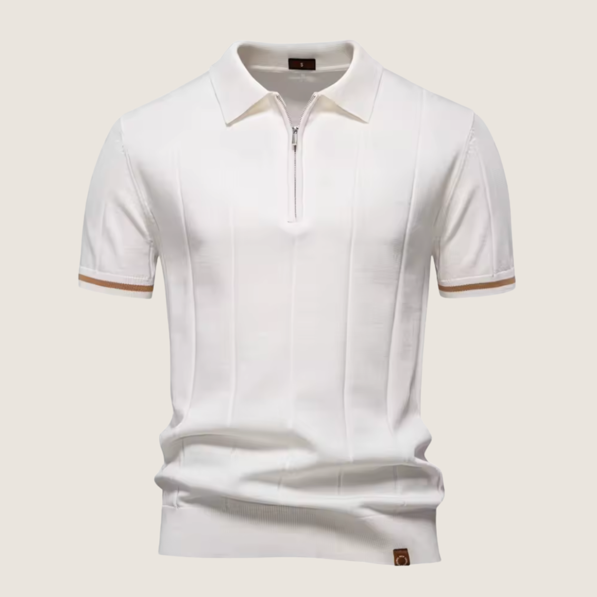 Monarch – Polo Slim Fit pour Homme avec Fermeture Éclair – Style Minimaliste et Confort pour Toutes les Occasions