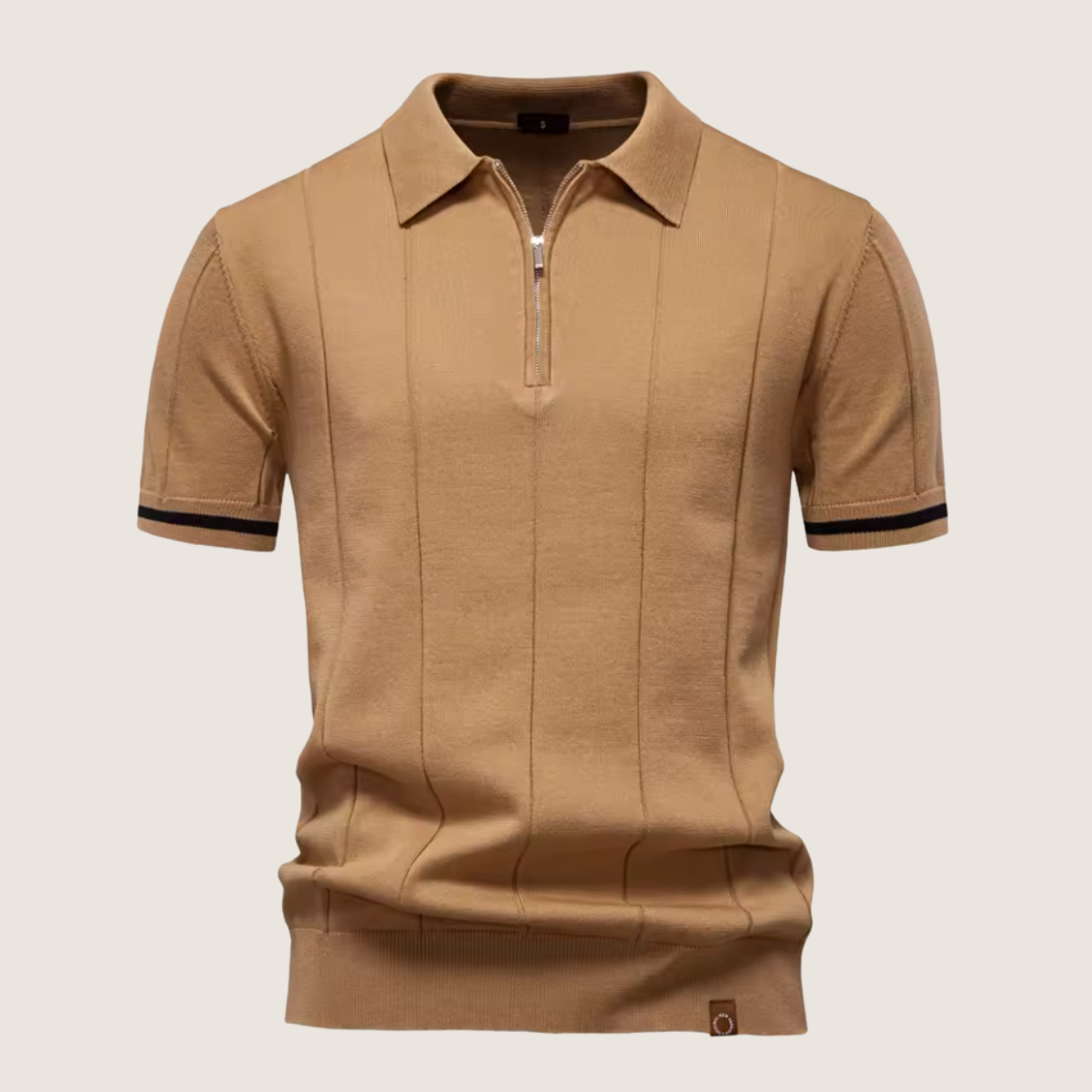 Monarch – Polo Slim Fit pour Homme avec Fermeture Éclair – Style Minimaliste et Confort pour Toutes les Occasions