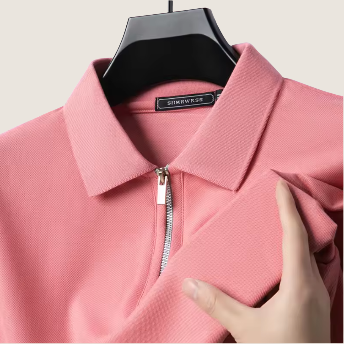 Monarch – Polo pour Homme avec Fermeture Éclair – Style Moderne & Confort Léger