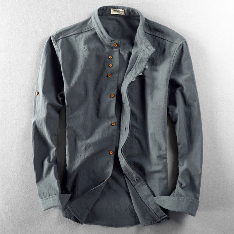 Monarch Wear - Chemise à Col Mandarin Osaka™