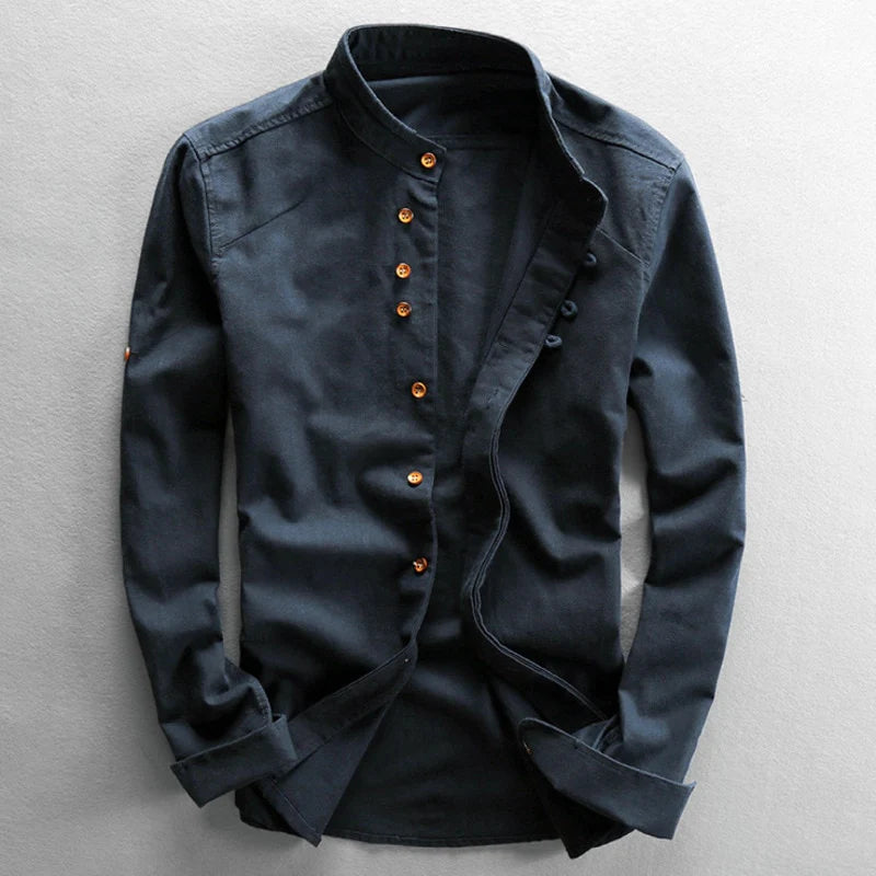 Monarch Wear - Chemise à Col Mandarin Osaka™