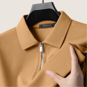 Monarch – Polo pour Homme avec Fermeture Éclair – Style Moderne & Confort Léger