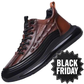 Italiaanse vrijetijdsschoenen voor heren van krokodillenleer met luchtkussen - Croc™ - [BLACK FRIDAY] - [KOOP 1, KRIJG 2 GRATIS]