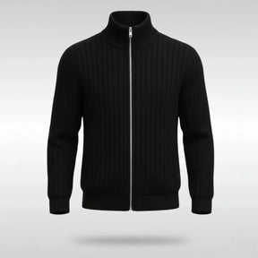 Monarch Wear | Veste zippée classique élégante – RibbedWarm™