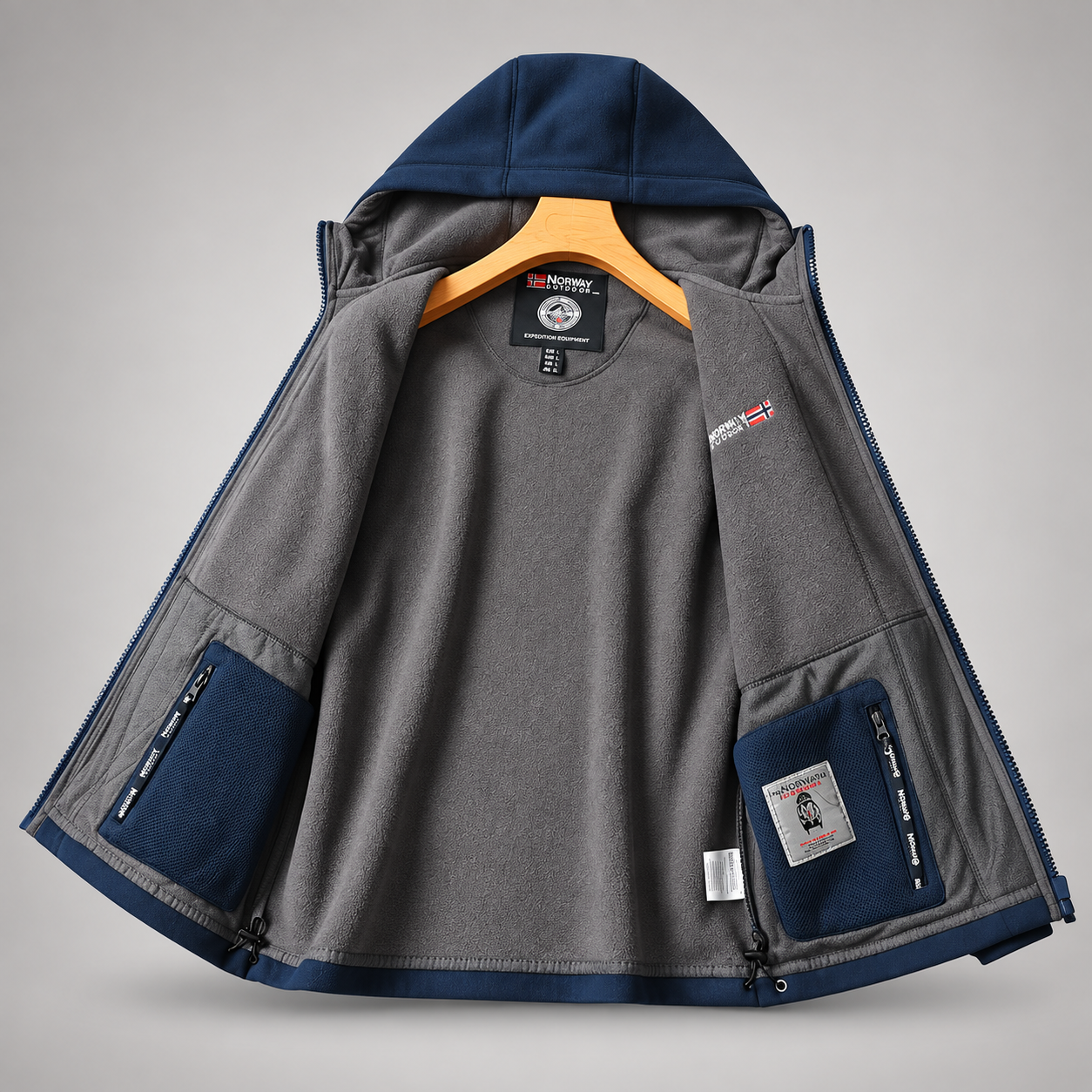 NordWell™ | Warme Herenjas met Capuchon