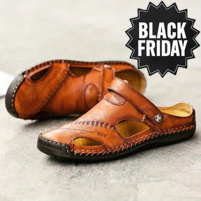 Casual sandalen van hoogwaardig zacht leer voor heren - MonarchWay™ - [BLACK FRIDAY] - [KOOP 1, KRIJG ER 2 GRATIS]