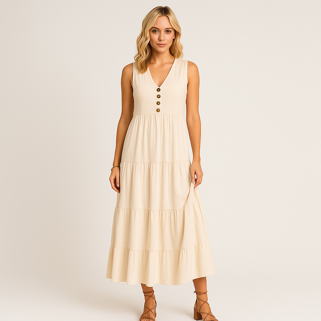 Monarch Robe Longue Maia – Élégance et Polyvalence