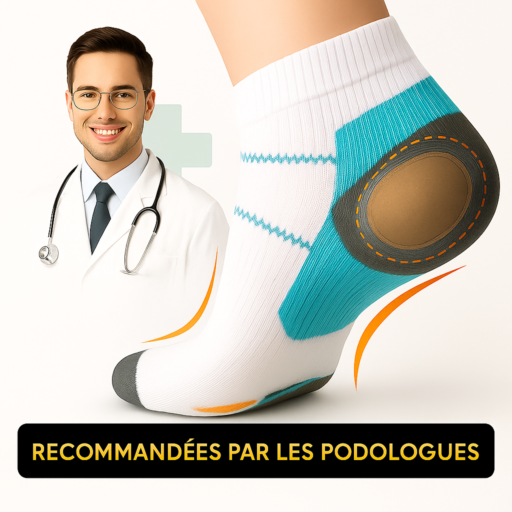 OrthoComfort™ – Chaussettes Orthopédiques de Soutien et de Compression en Bambou