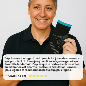 OrthoComfort™ – Chaussettes Orthopédiques de Soutien et de Compression en Bambou