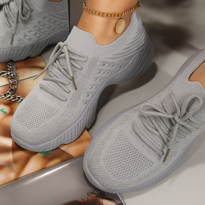 Monarch Baskets RespiraFlex – Maille Aérée à Lacets, Semelle EVA