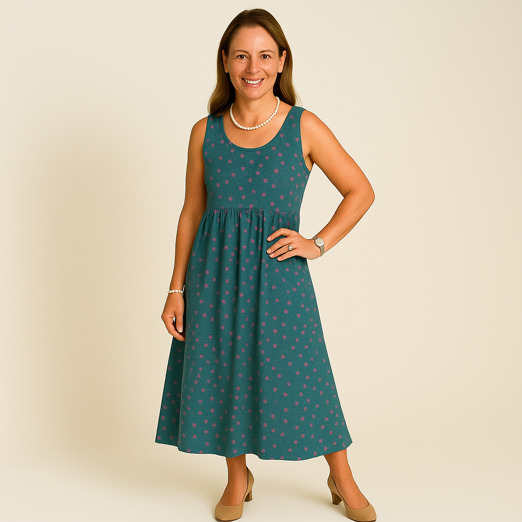 Monarch Robe Longue Flora – Élégance Florale d’Été
