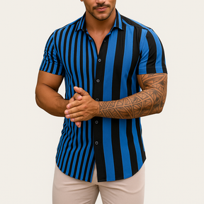 Monarch Chemise Imprimée – Style Estival Décontracté