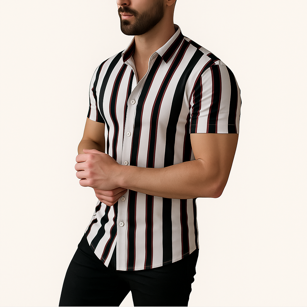 Monarch Chemise Imprimée – Style Estival Décontracté