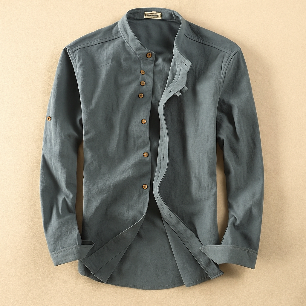 Monarch - Chemise à Col Mandarin Osaka™ [PROMOTION À NE PAS MANQUER]