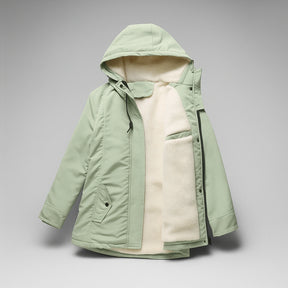 Parka CozyFleece™ met capuchon – 2-in-1 fluwelen voering