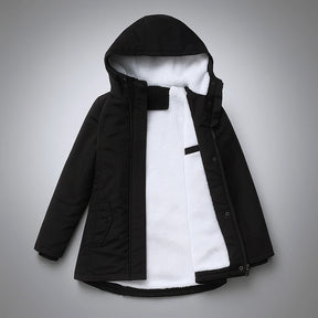 Parka CozyFleece™ met capuchon – 2-in-1 fluwelen voering