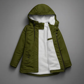 Parka CozyFleece™ met capuchon – 2-in-1 fluwelen voering