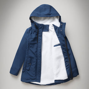 Parka CozyFleece™ met capuchon – 2-in-1 fluwelen voering