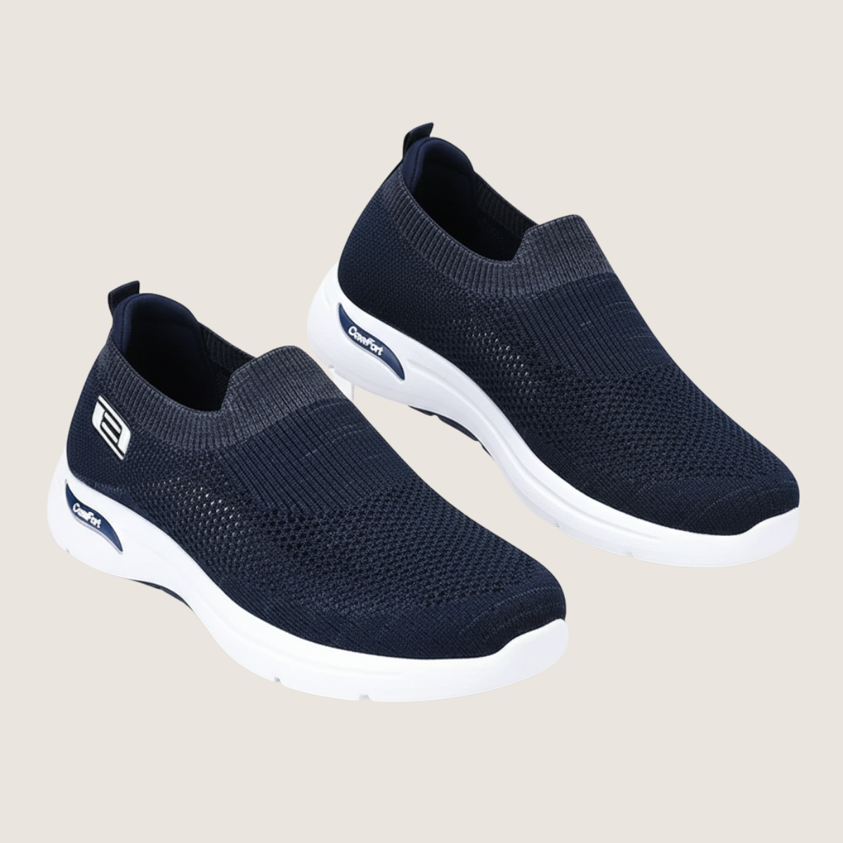 Monarch – Baskets Orthopédiques Respirantes Homme AirMesh Comfort