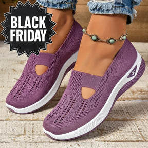 CloudWear™ – Ademende en Ultracomfortabele Orthopedische Sneakers voor Dames - [BLACK FRIDAY] - [KOOP 1, KRIJG ER 2 GRATIS]