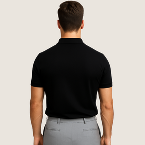 Monarch heren polo met rits – Moderne stijl en licht comfort