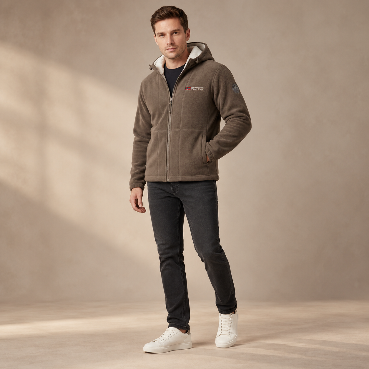 NordWell™ | Warme Herenjas met Capuchon