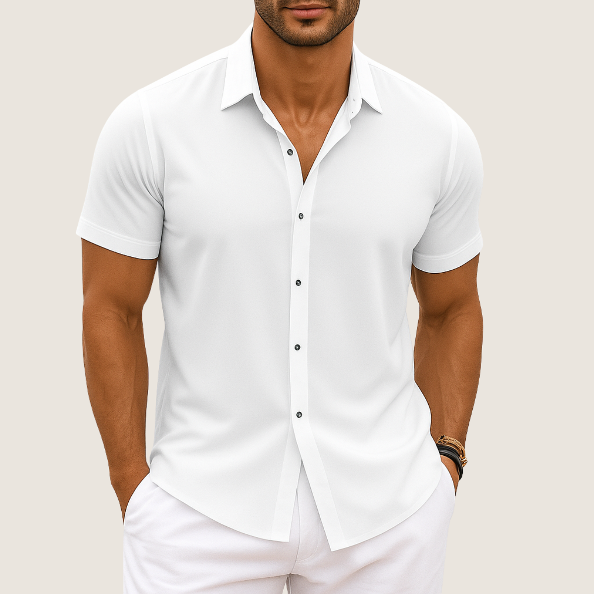 Monarch Chemise Lin & Coton – Coupe Ample et Confort Estival