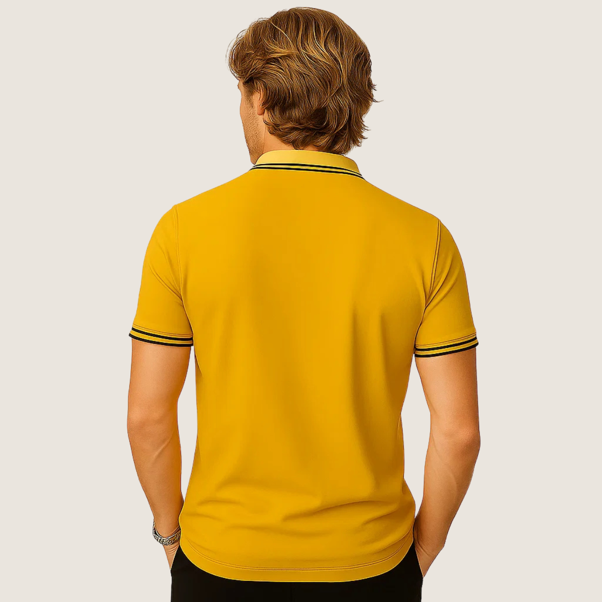 Monarch – Polo Homme avec Détails Contrastés