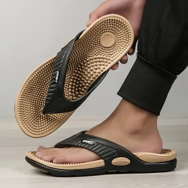 Monarch – Ademende massagesandalen – Zomercomfort 2025