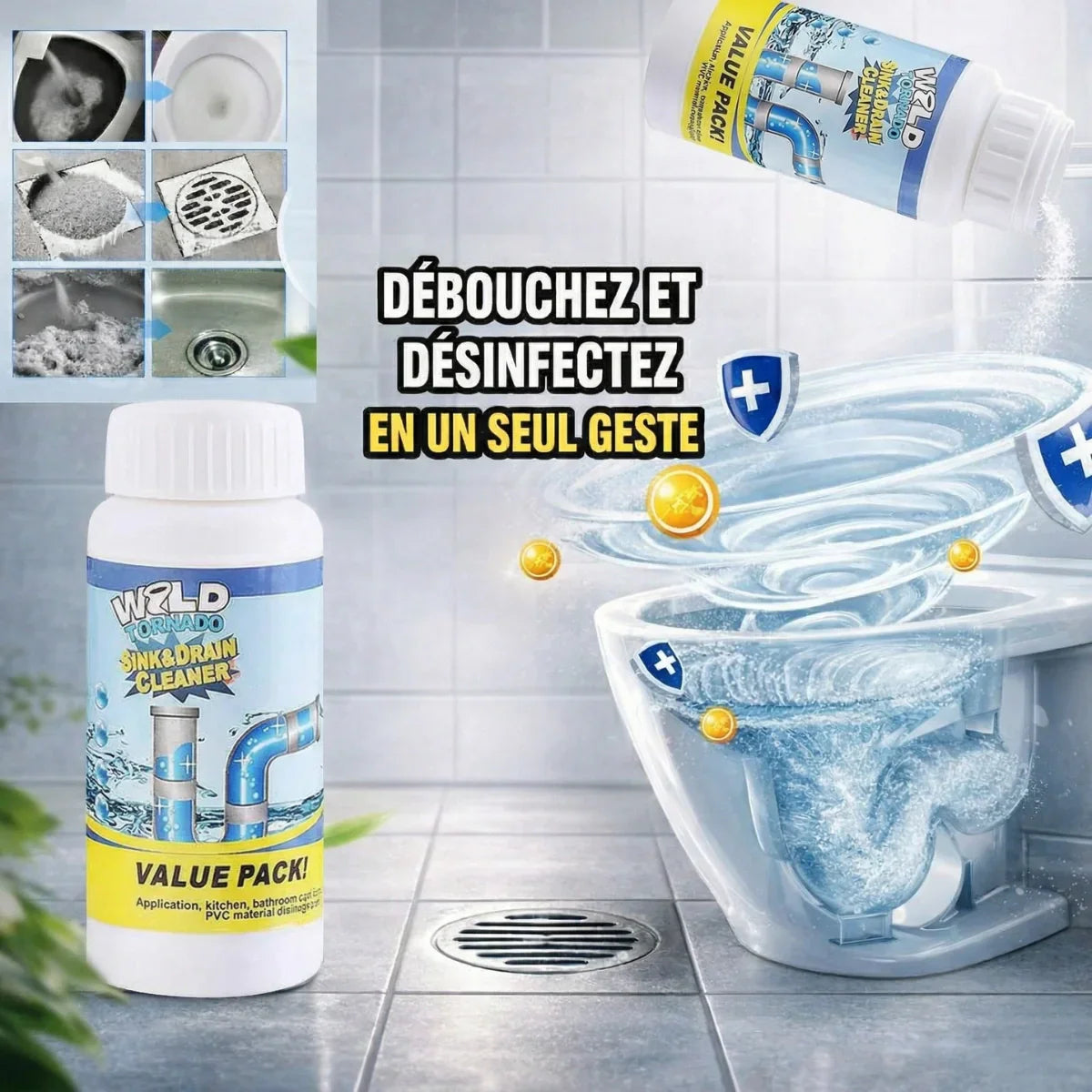Monarch | Déboucheur Mousse Active – WildTornado™ Pro