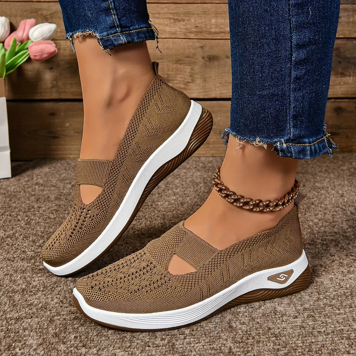 CloudWear™ – Ademend en Ultiem Comfortabele Orthopedische Sneakers voor Dames