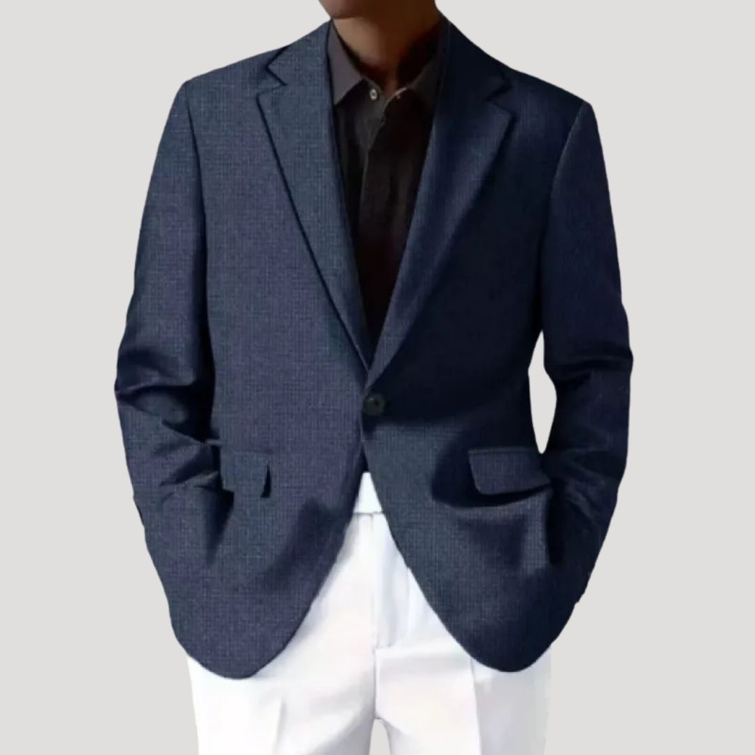 Alexander | Heren Gestructureerde Getailleerde Casual Blazer