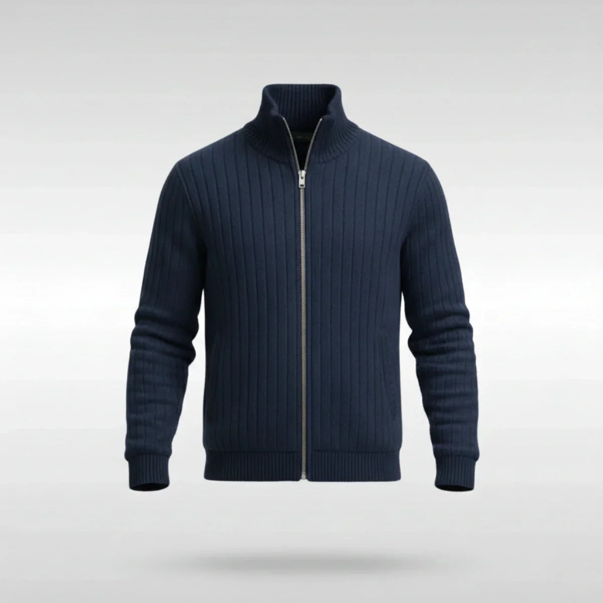 Monarch Wear | Veste zippée classique élégante – RibbedWarm™