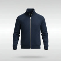 Monarch Wear | Veste zippée classique élégante – RibbedWarm™