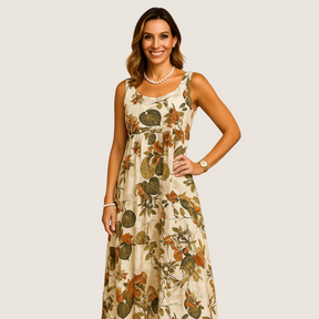 Monarch Robe Longue Flora – Élégance Florale d’Été