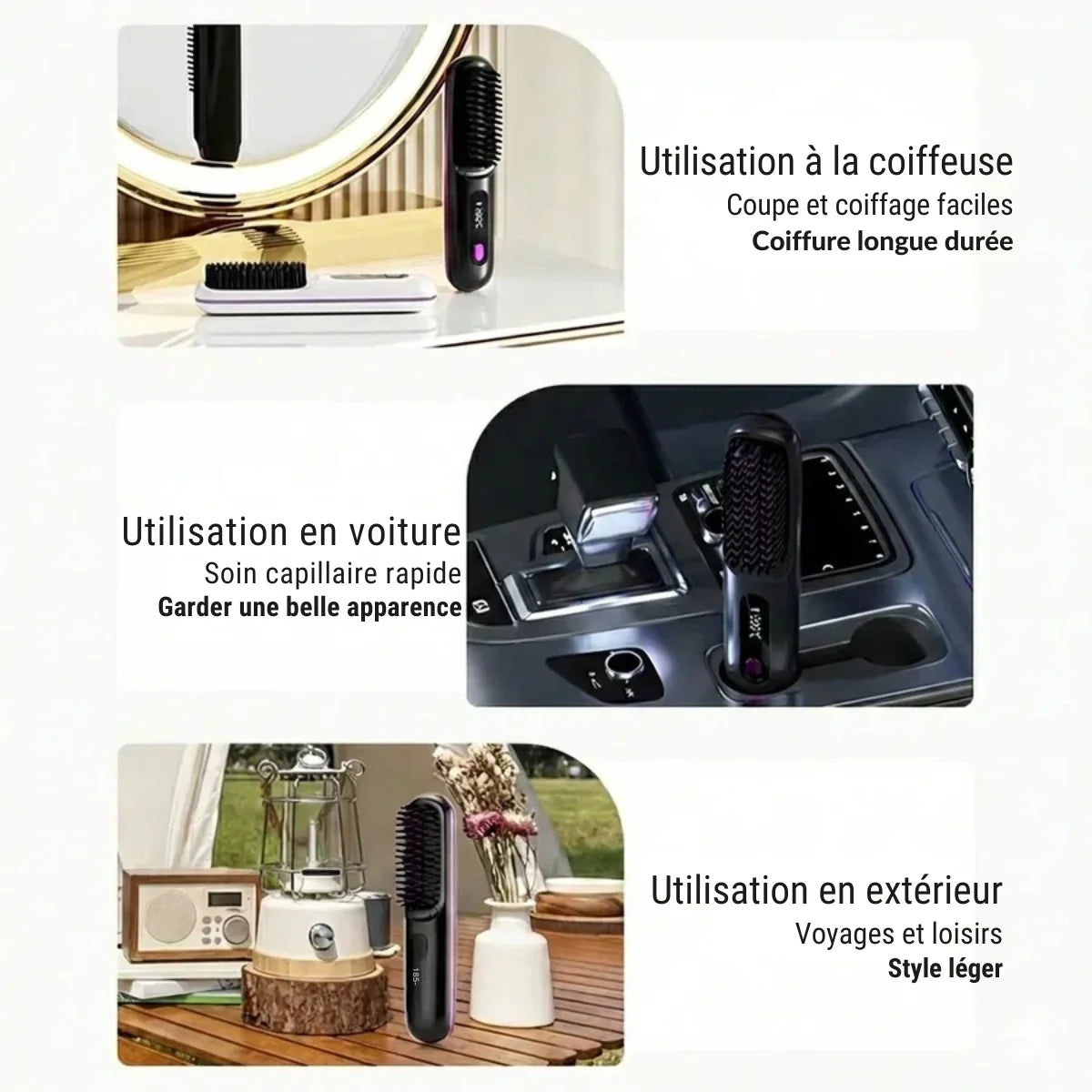 Monarch Wear | Brosse coiffante pour cheveux courts – VolumeLift™ (PROMOTION LIMITÉE)