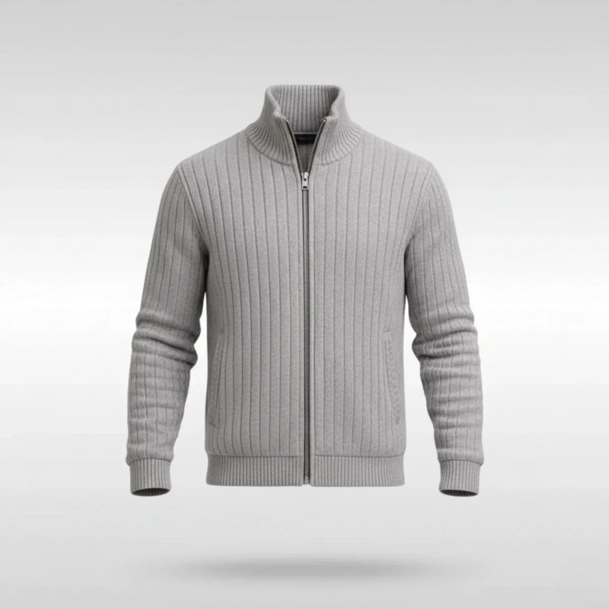Monarch Wear | Veste zippée classique élégante – RibbedWarm™