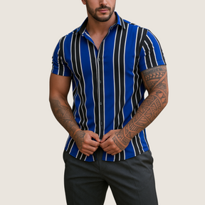 Monarch Chemise Imprimée – Style Estival Décontracté
